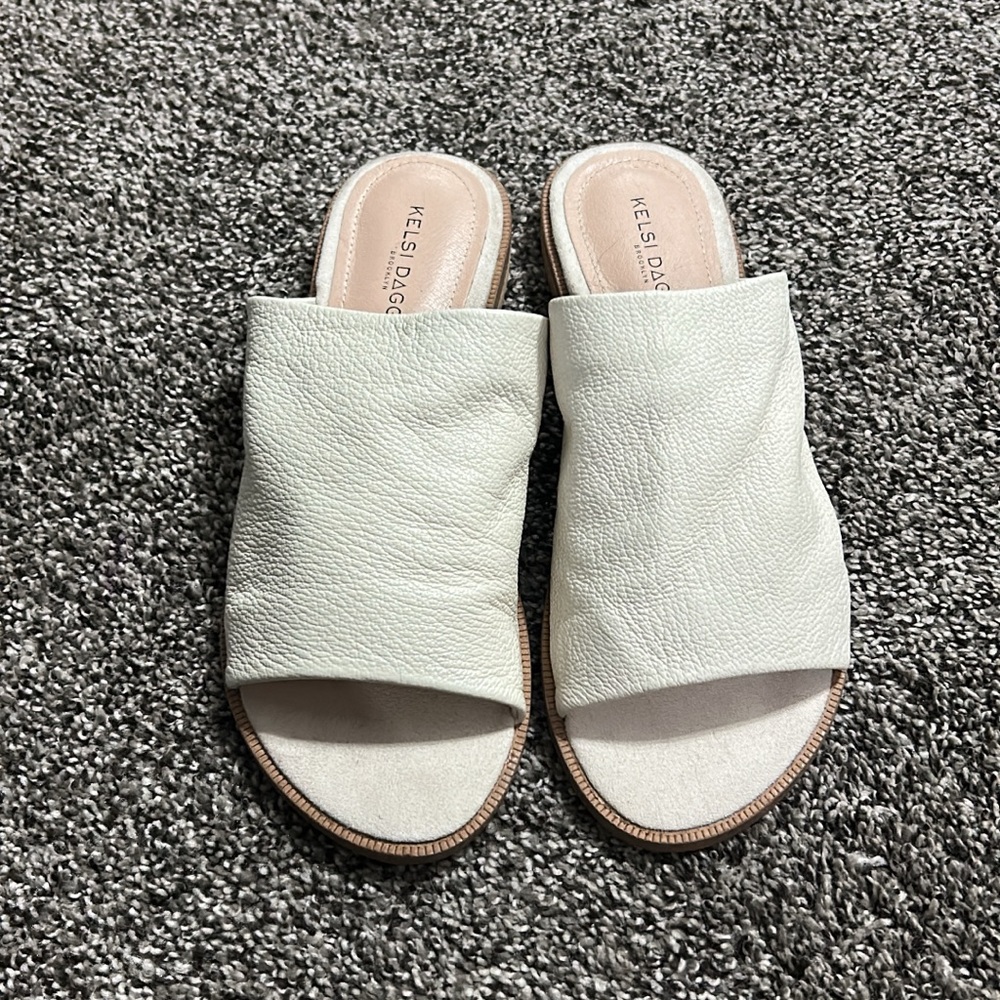 Kelsi Dagger Women's White Mules